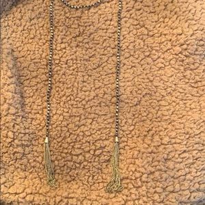 Wrap tassle necklace